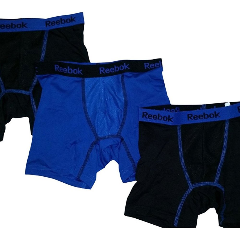 Reebok Boys Performance Boxer Briefs, 3 pack